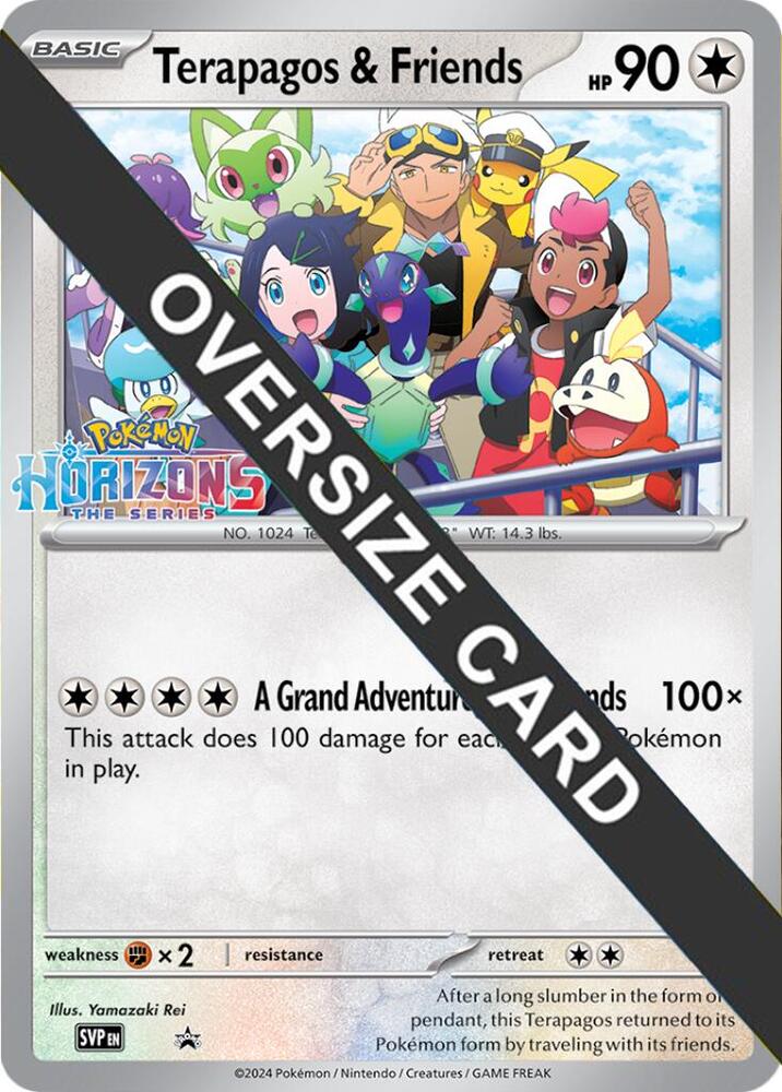 Terapagos & Friends, Jumbo Cards #595035