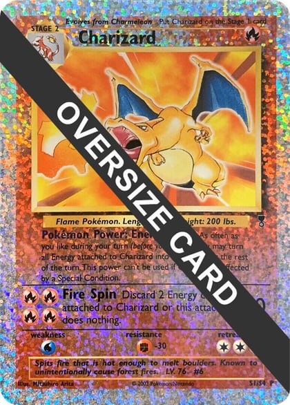Charizard - S1/S4 (Box Topper), Jumbo Cards S1/S4