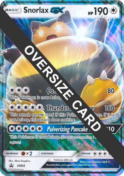 Snorlax GX - SM05, Jumbo Cards SM05