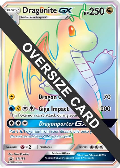 Dragonite GX - SM156, Jumbo Cards SM156