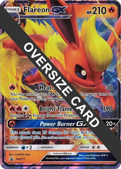 Flareon GX - SM171 (SM Black Star Promo), Jumbo Cards SM171