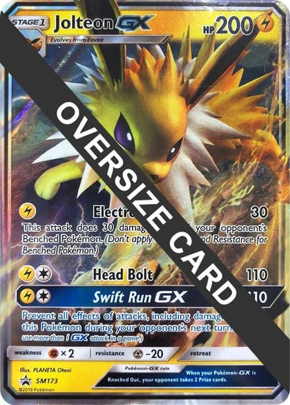Jolteon GX - SM173 (SM Black Star Promo), Jumbo Cards SM173
