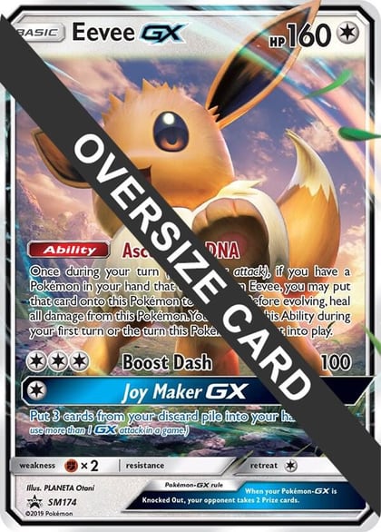 Eevee GX - SM174 (SM Black Star Promo), Jumbo Cards SM174