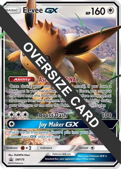 Eevee GX - SM175 (SM Black Star Promo), Jumbo Cards SM175