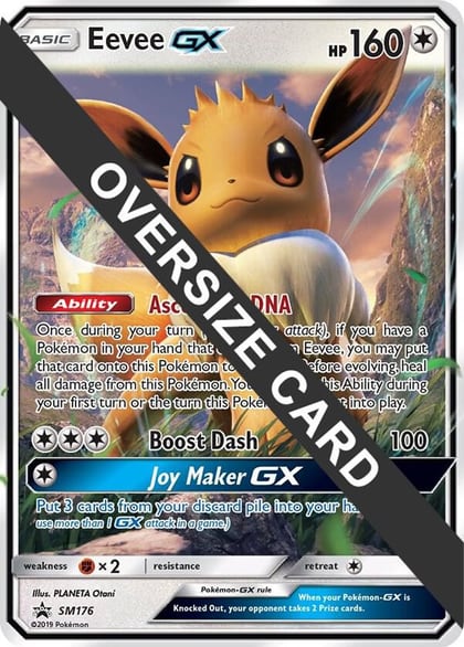 Eevee GX - SM176 (SM Black Star Promo), Jumbo Cards SM176