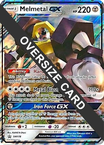 Melmetal GX - SM178, Jumbo Cards SM178