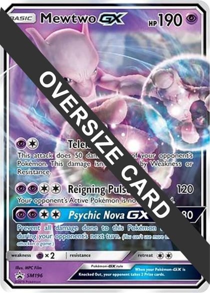 Mewtwo GX - SM196, Jumbo Cards SM196