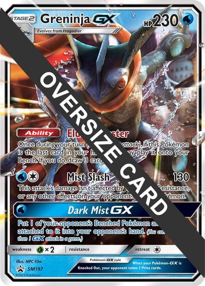 Greninja GX - SM197 (SM Black Star Promo), Jumbo Cards SM197