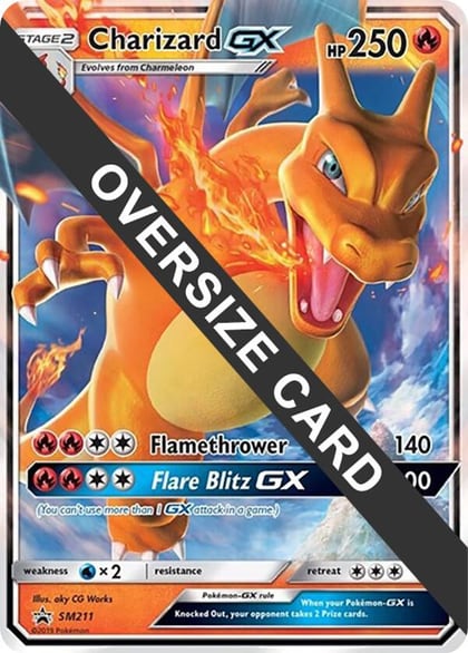 Charizard GX - SM211 (SM Black Star Promo), Jumbo Cards SM211