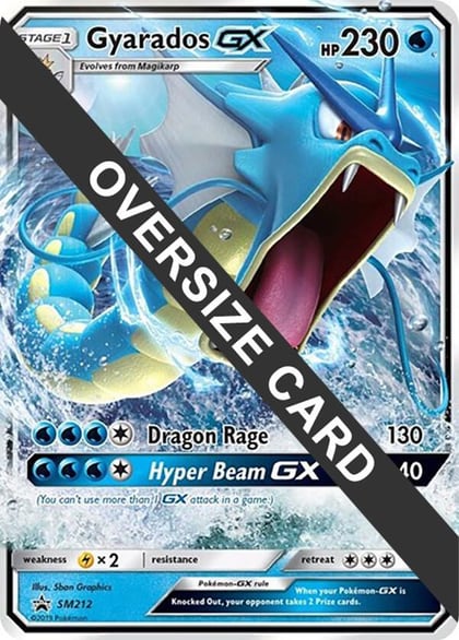Gyarados GX - SM212 (SM Black Star Promo), Jumbo Cards SM212