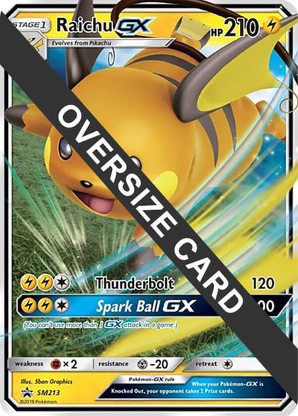 Raichu GX - SM213, Jumbo Cards SM213
