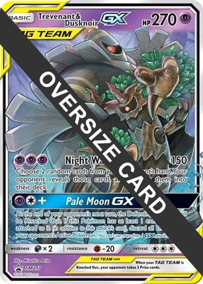 Trevenant & Dusknoir GX - SM217, Jumbo Cards SM217