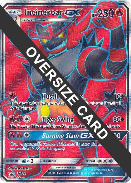 Incineroar GX - SM38 (SM Black Star Promo), Jumbo Cards SM38
