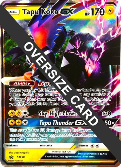 Tapu Koko GX - SM50, Jumbo Cards SM50
