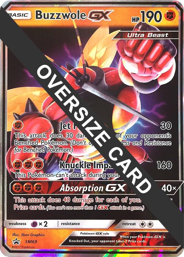 Buzzwole GX - SM69 (SM Black Star Promos), Jumbo Cards SM69