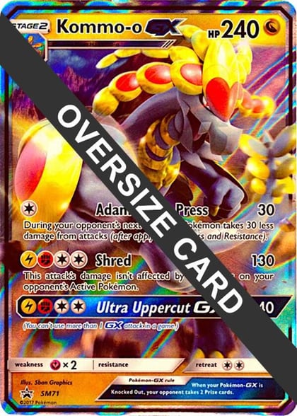Kommo-o GX - SM71 (SM Black Star Promo), Jumbo Cards SM71