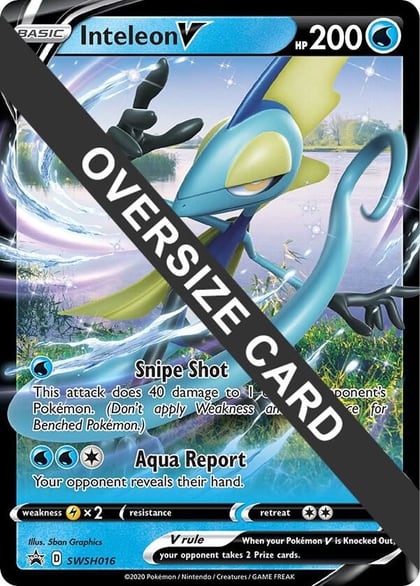 Inteleon V - SWSH016, Jumbo Cards SWSH016