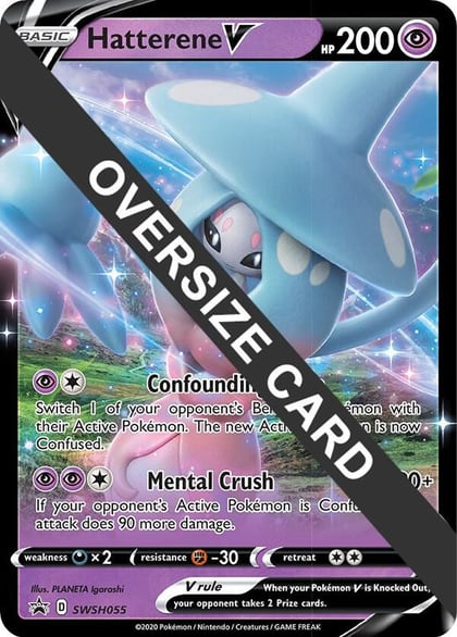 Hatterene V - SWSH055, Jumbo Cards SWSH055