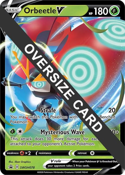 Orbeetle V - SWSH078, Jumbo Cards SWSH078