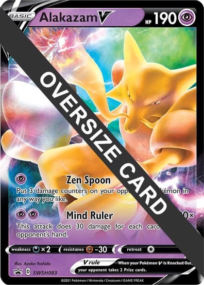 Alakazam V - SWSH083, Jumbo Cards SWSH083