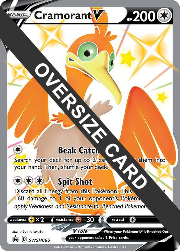 Cramorant V - SWSH086, Jumbo Cards SWSH086