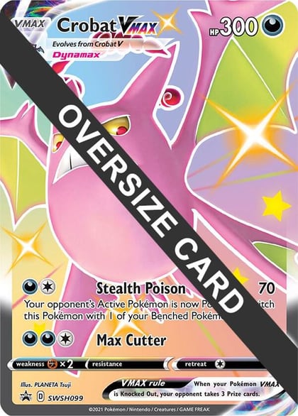 Crobat VMAX - SWSH099, Jumbo Cards SWSH099