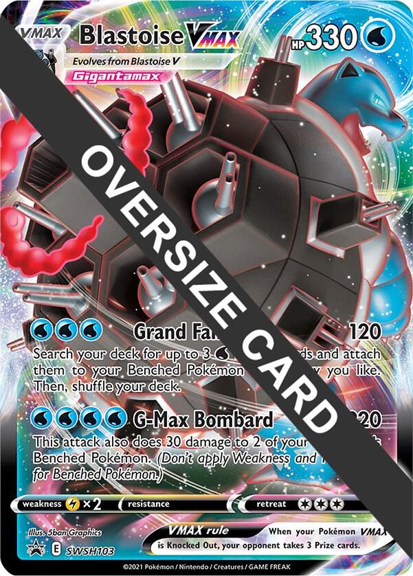 Blastoise VMAX - SWSH103, Jumbo Cards SWSH103