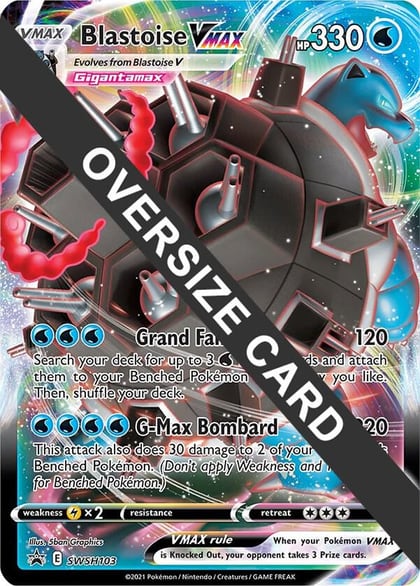 Blastoise VMAX - SWSH103, Jumbo Cards SWSH103