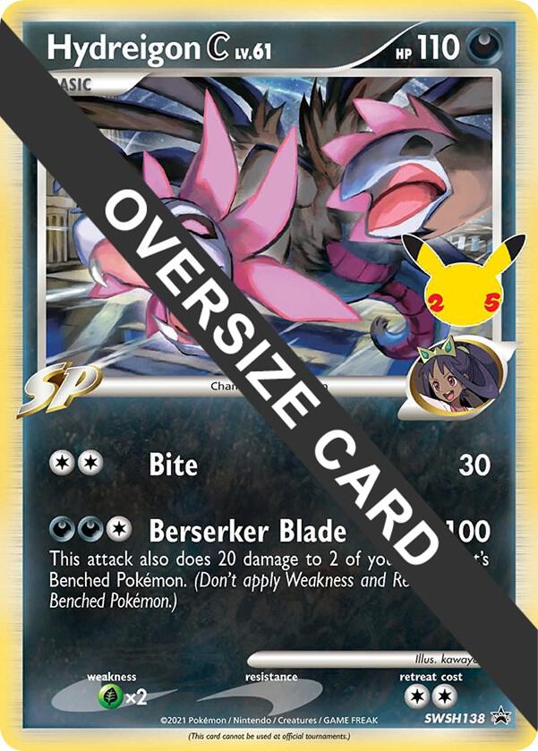 Hydreigon C - SWSH138, Jumbo Cards SWSH138