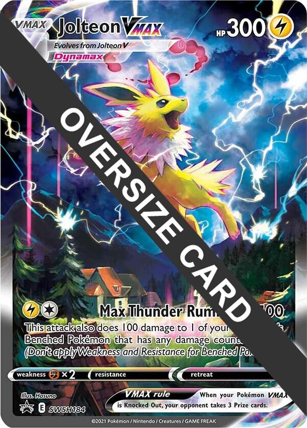 Jolteon VMAX - SWSH184, Jumbo Cards SWSH184