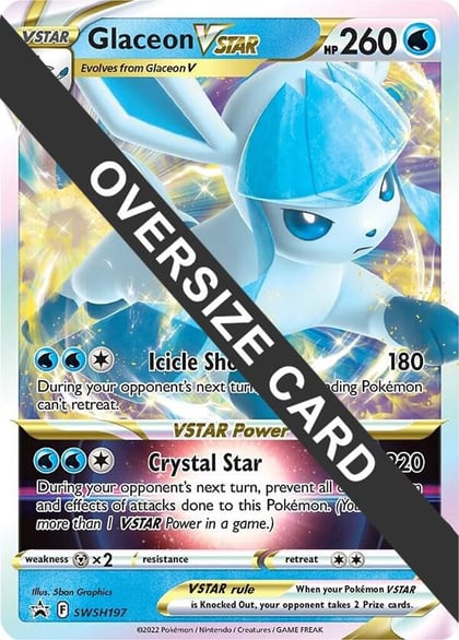 Glaceon VSTAR - SWSH197, Jumbo Cards SWSH197
