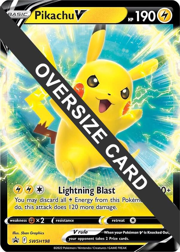 Pikachu V - SWSH198, Jumbo Cards SWSH198
