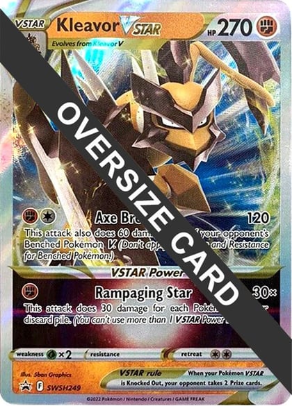 Kleavor VSTAR - SWSH249, Jumbo Cards SWSH249