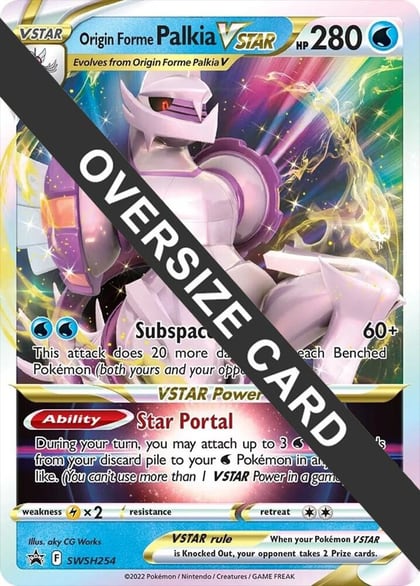 Origin Forme Palkia VSTAR - SWSH254, Jumbo Cards SWSH254