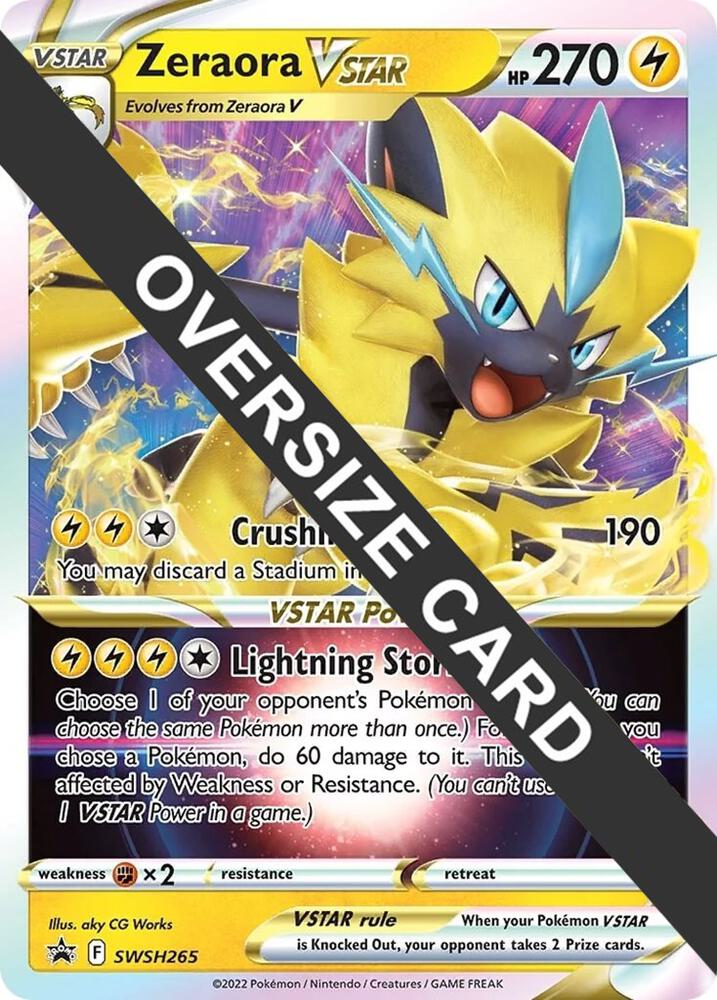 Zeraora VSTAR - SWSH265, Jumbo Cards SWSH265
