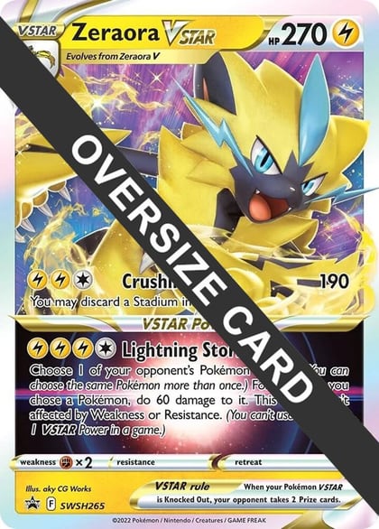 Zeraora VSTAR - SWSH265, Jumbo Cards SWSH265