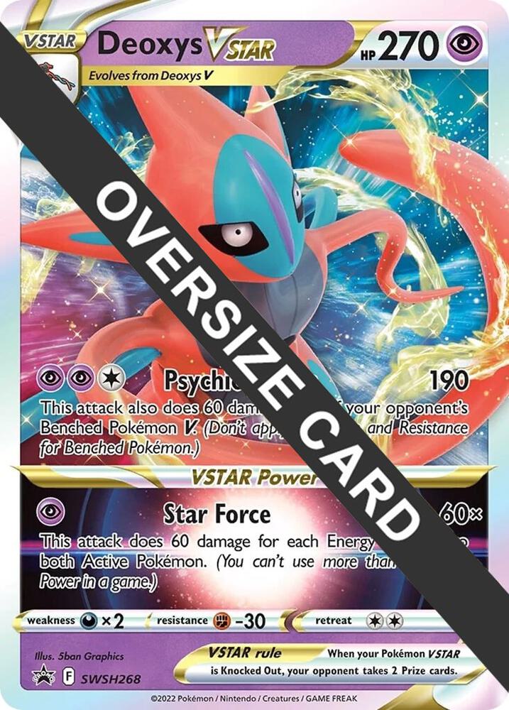 Deoxys VSTAR - SWSH268, Jumbo Cards SWSH268