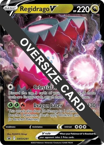 Regidrago V - SWSH281, Jumbo Cards SWSH281