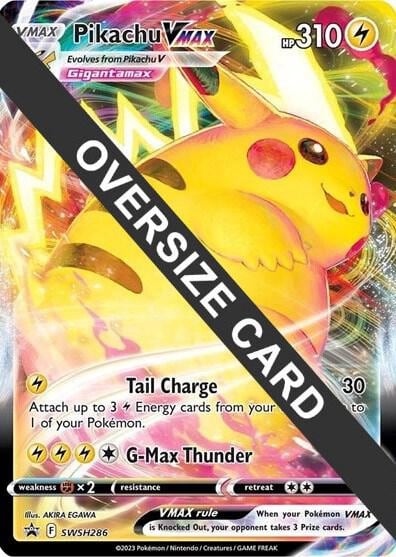 Pikachu VMAX - SWSH286, Jumbo Cards SWSH286