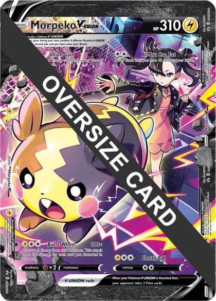 Morpeko V-Union (SWSH287-290), Jumbo Cards SWSH290