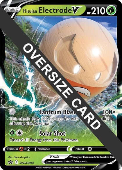 Hisuian Electrode V - SWSH294, Jumbo Cards SWSH294