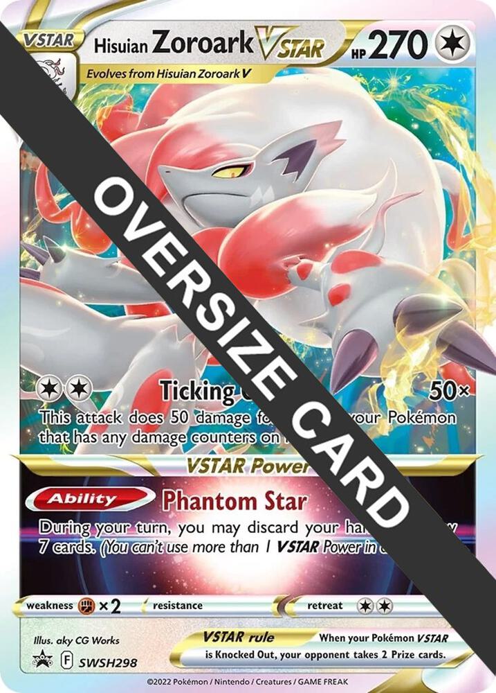 Hisuian Zoroark VSTAR - SWSH298, Jumbo Cards SWSH298