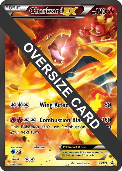 Charizard EX - XY121 (XY Black Star Promos), Jumbo Cards XY121