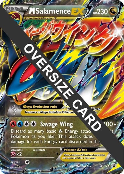 M Salamence EX - XY171, Jumbo Cards XY171