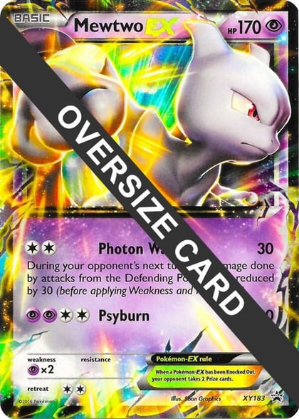 Mewtwo EX - XY183, Jumbo Cards XY183