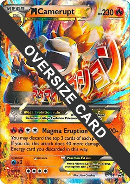 M Camerupt EX - XY198, Jumbo Cards XY198