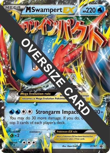 M Swampert EX - XY87, Jumbo Cards XY87