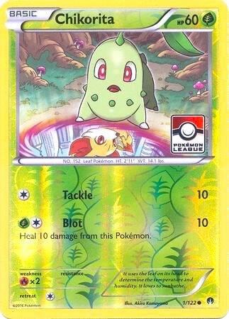 Chikorita - 1/122 (Pokemon League), League & Championship Cards 001/122