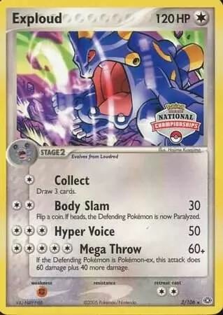 Exploud - 3/106 (National Championships), League & Championship Cards 003/109