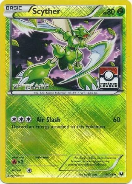 Scyther - 4/108 (Pokemon League) [2nd Place], League & Championship Cards 004/108